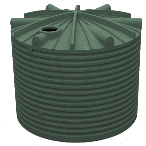 CLARK TANKS 15000 LTR POLY RAINWATER TANKS 2.86D X 2.39 INLET H X  2.5 TOTAL H  (CCCT15000)
