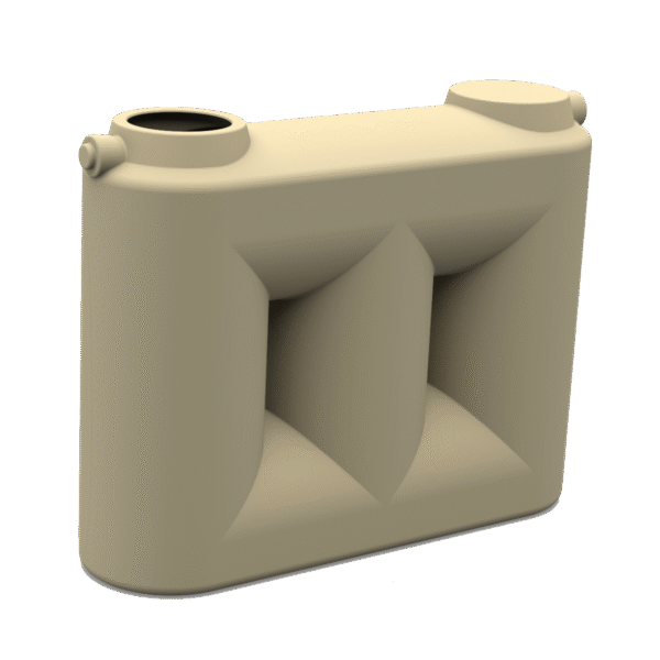 CLARK TANKS 2000 LTR Poly Slimline Rainwater Tanks 0.7W X 1.69H X 2.2L  (CCCT2000SLIM)