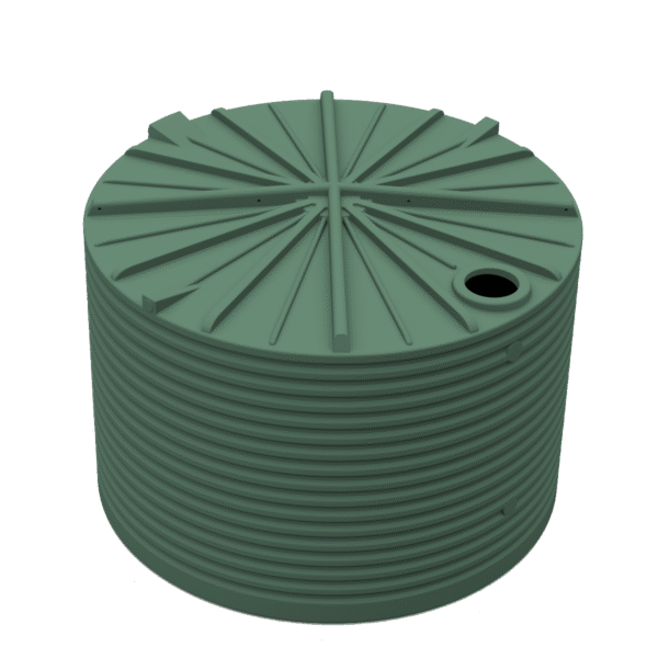 CLARK TANKS 22700 LTR POLY RAIN WATER TANKS 3.5D X 2.48 INLET H X 2.9 TOTAL H   (CCCT22700)