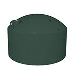 22500S Poly Round Rainwater Tanks 3800mmD X 2500mmH