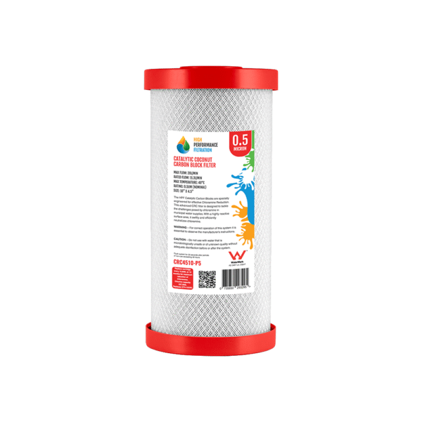 WATER FILTERS 10” X 4.5 ”5M Coconut carbon block filter , chlorine , taste , odour , carbon block