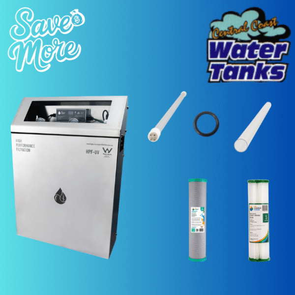 whole house filter water filtration with uv protection - waterproof UV protection for tank water  includes ( service kit )