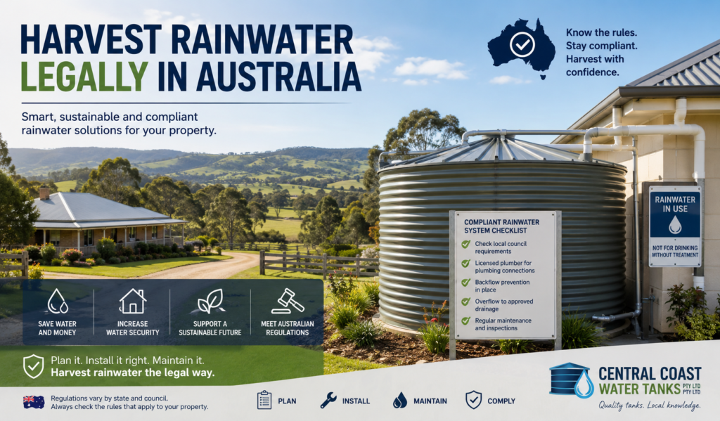 harvesting rainwater legally in australia