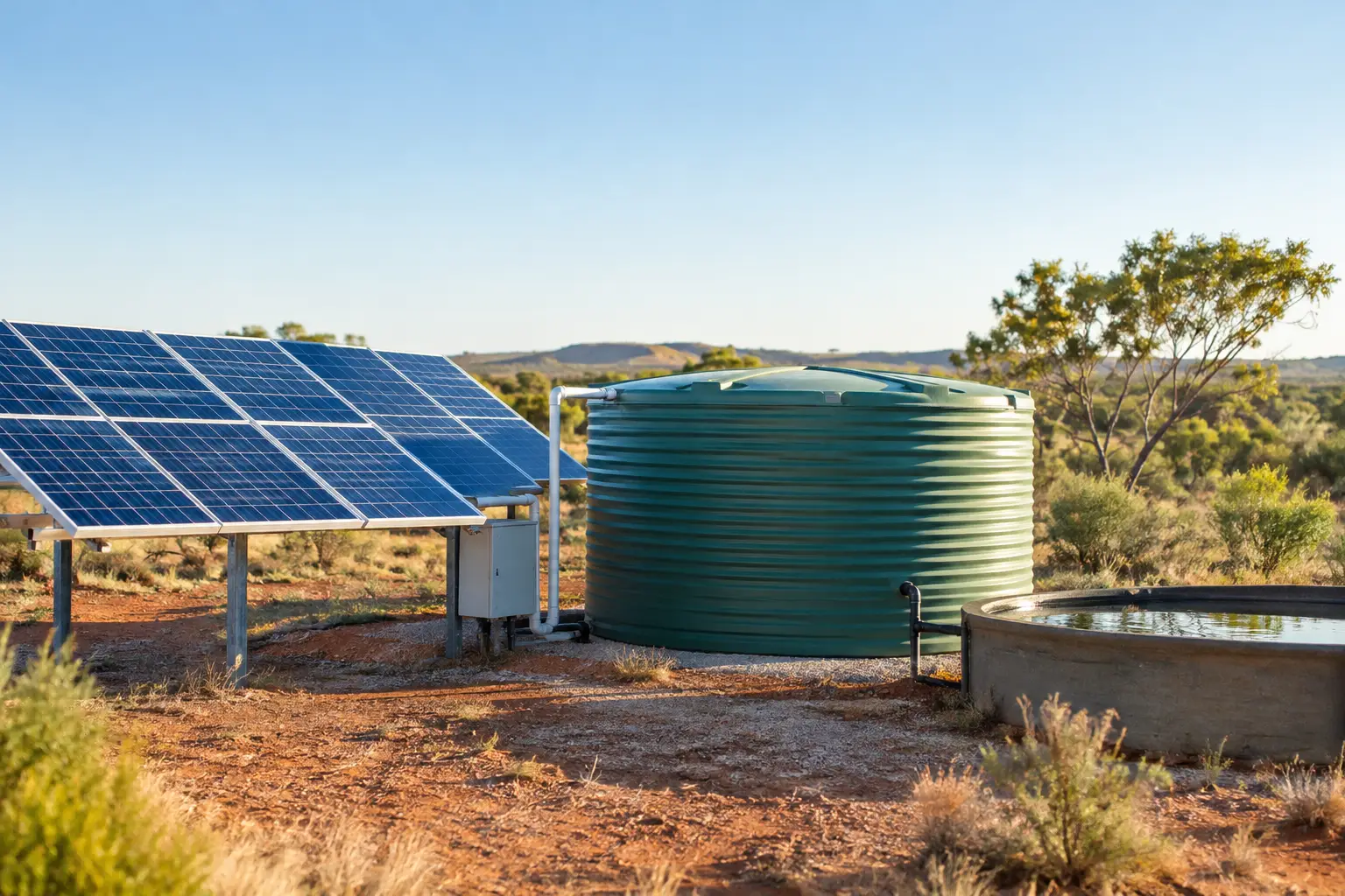 Off Grid Water Setup for Australian Properties